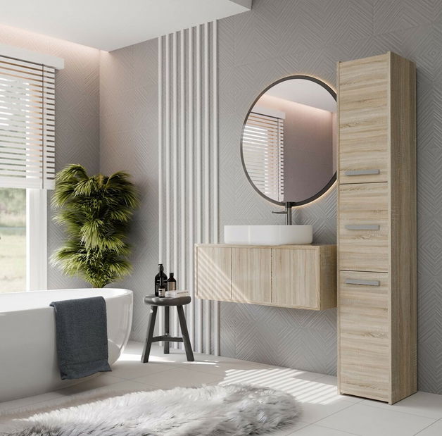 Kúpeľňová skrinka Samways 2 (dub sonoma)