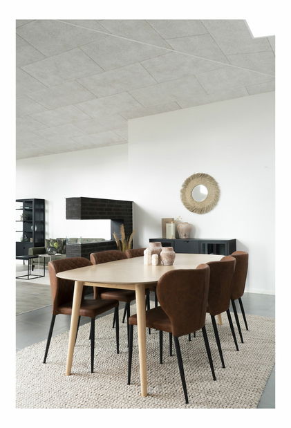 Jedálenská stolička Paria (hnedá)