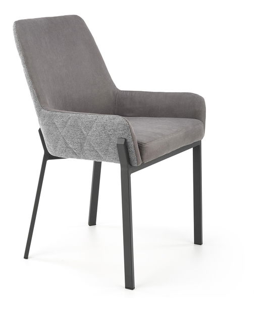 Jedálenská stolička Kanna (sivá + čierna)