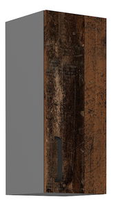 Dulap superior de bucătărie Oldie 30 G-72 1F (Antracit + Old style)