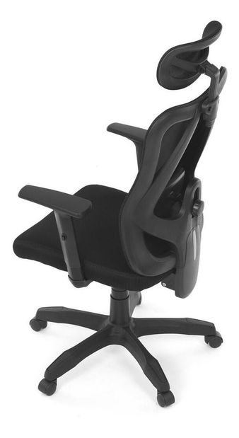 Fotoliu birou Kalisz (negru)