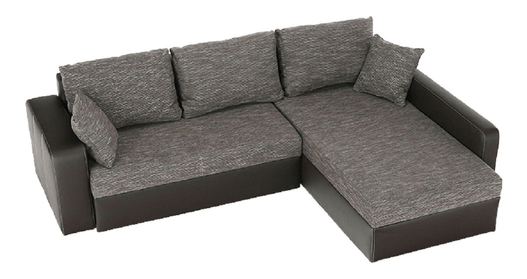 Rohová sedačka Manter (hnedá) (P)