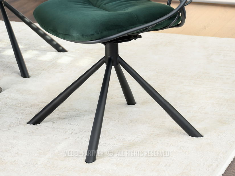 Szék Brooklyn (zöld + fekete)