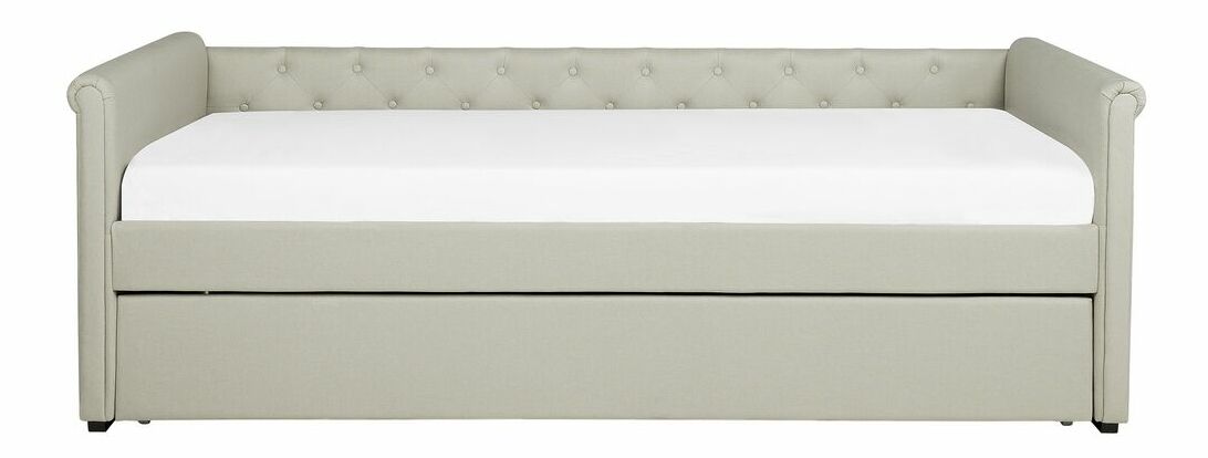 Szétnyitható ágy90 cm LISABON (ágyráccsal) (bézs)