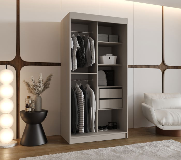 Ruhásszekrény 100 cm Lulu (kasmír)