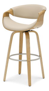 Barová stolička Bendover (béžová)