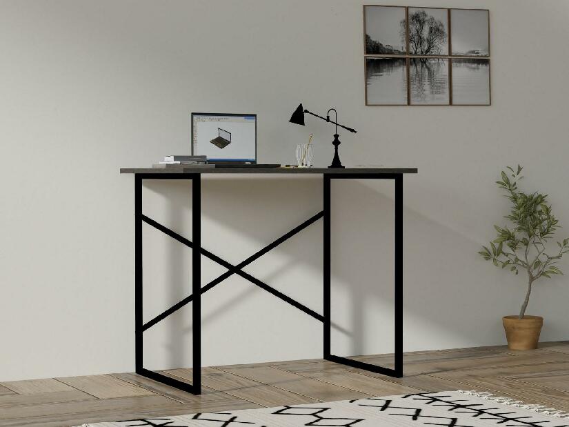 Íróasztal Tununi (fekete + fehér) 
