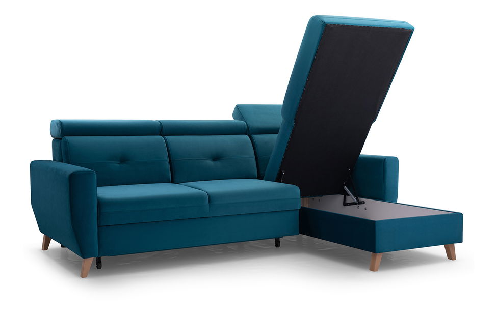 Kutna garnitura- Sanfew (siva) (D)