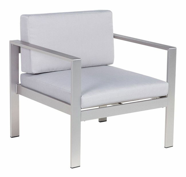 Záhradná stolička Shannon (svetlosivá) 