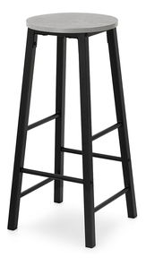 Barová stolička Fukando (čierna)