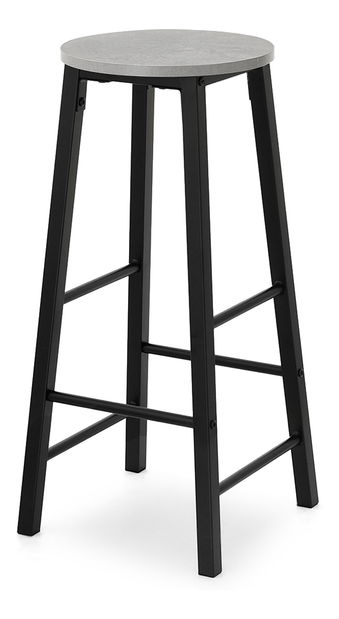 Barová stolička Fukando (čierna)