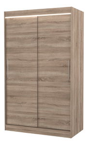 Ruhásszekrény Connor (trüffel) (LED világítással)