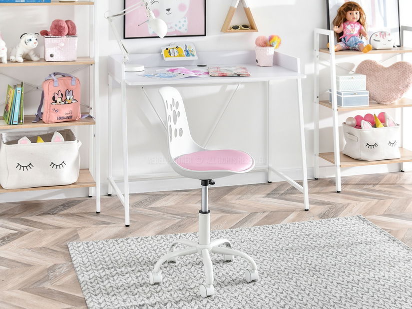 Dječja stolica Footy (ružičasta + bijela)