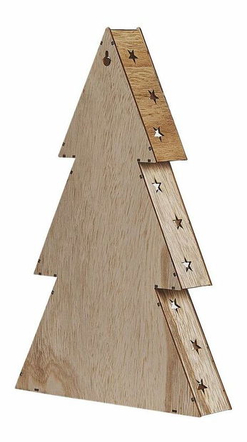 Karácsonyfa Juvza (világos fa)