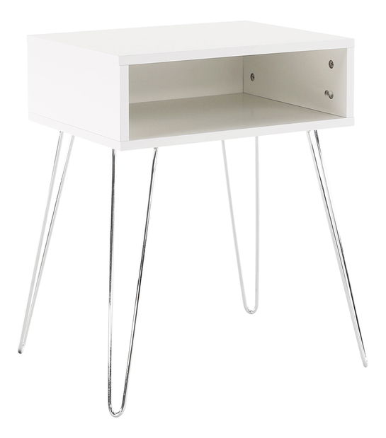 Nočný stolík Lempe (biela)