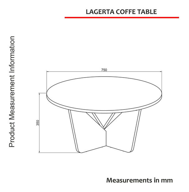 Dohányzóasztal Asir Lage (fekete)