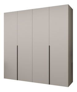 Dulap de haine 200 cm Alice 1 (Cașmir + Negru)