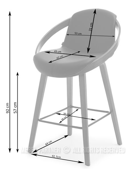 Scaun Lila H (nucovo verde + nuc)