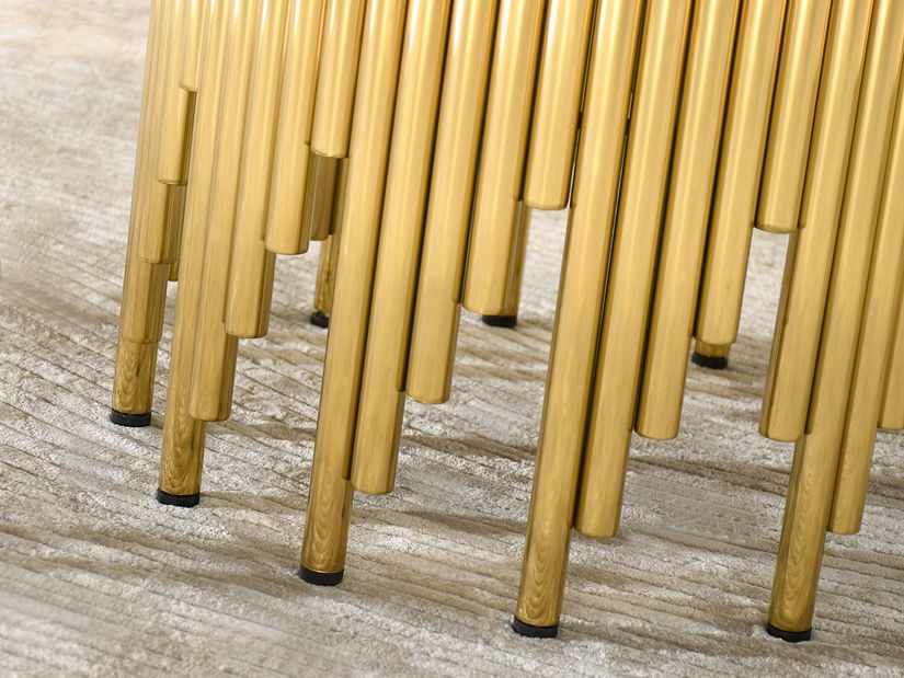 Jedálenský stôl Bufones (zlatá)