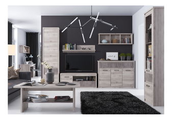 Komód Jolene 4D1S (nairobi gesztenye + onyx)