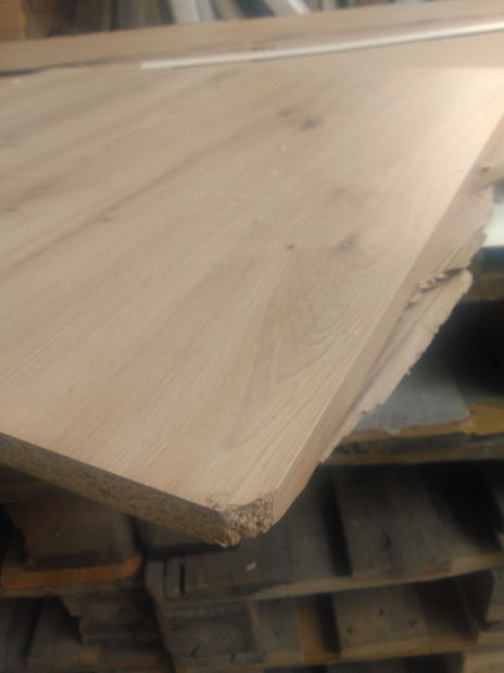 PC stol Rumia 11 (hrast artisan + bijela) *outlet moguća oštećenja