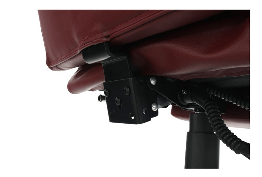 Kancelárske kreslo s podnožkou Drann (bordová)