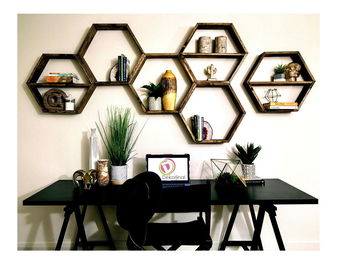 Polc szett (6 db.) Baboma 23 (dió) 