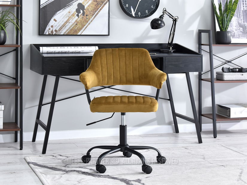 Scaun Merylyn (auriu + negru)