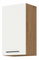 Dulap superior de bucătărie Virion 40 G 72 1F (stejar lancelot + alb)