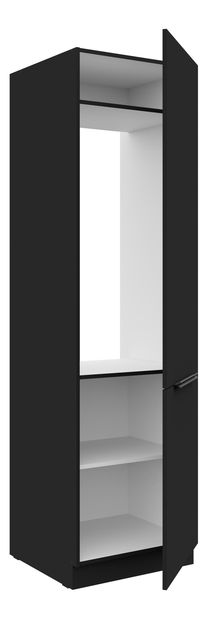 Dulap alimente pentru frigider Sienla 60 LO 210 2F (negru mat)