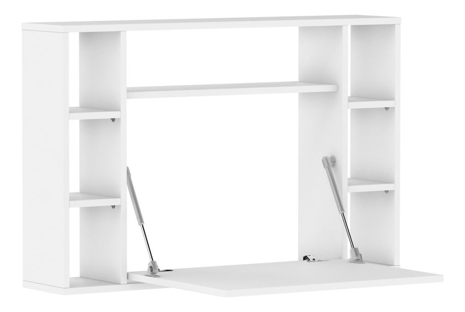 Rozkladací PC stolík Mouse (biela)