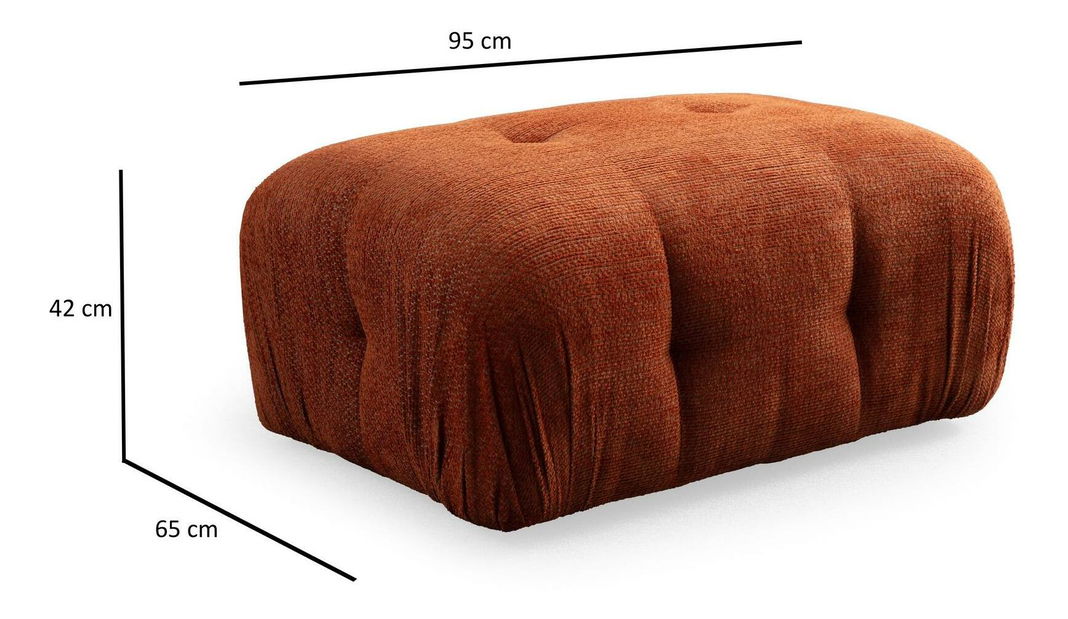 Sarok ülőgarnitúra Pettit 3 (narancssárga)