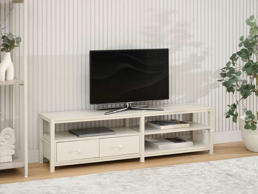 TV stolík/skrinka Empantana (krémová)