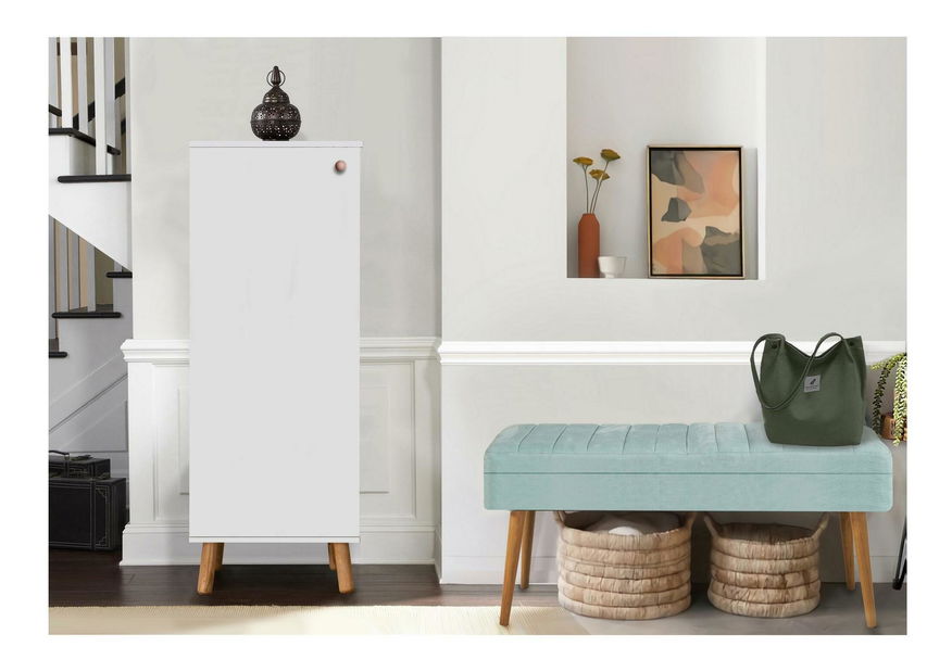 Mobilier hol Beside 1 (alb + marin verde)