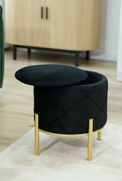 Lábtartó Solange (fekete)