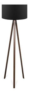 Stojanová lampa Amorekko 3 (čierna + hnedá)