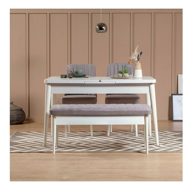 Lavica Vlasta 5 (biela + soho)