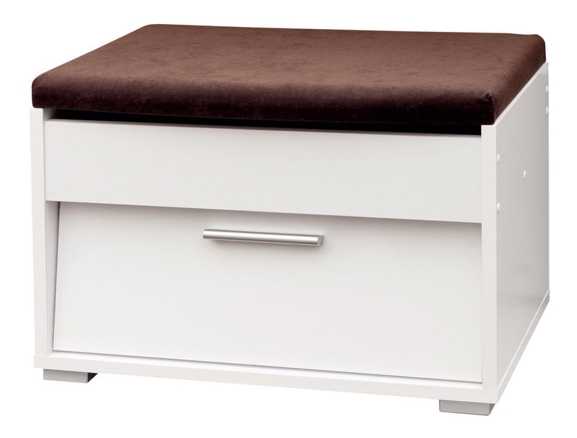 Botník (skrinka na topánky) Ela (biely)