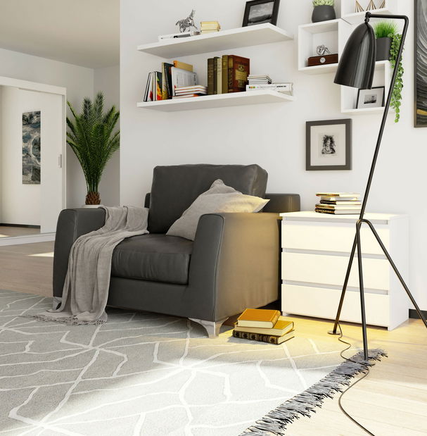 Noptieră Calado (alb)