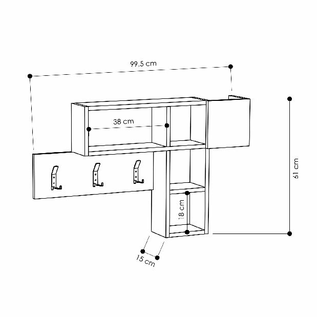 Akasztó panel Gamop