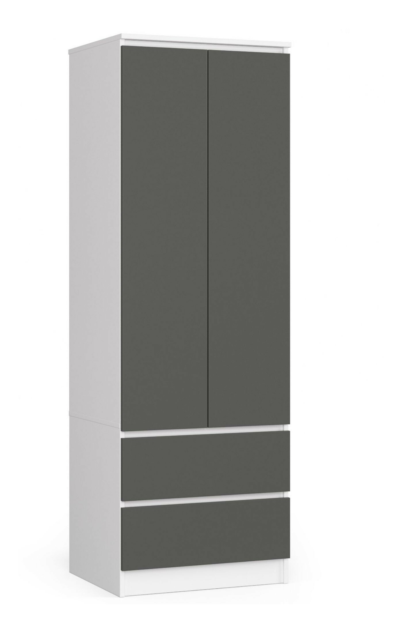 Dulap de haine Surgimiento (alb + grafit)