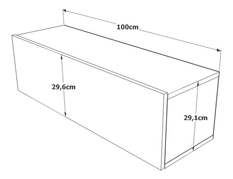 TV asztal/Szekrény France 12 (atlanti fenyő + tégla) 