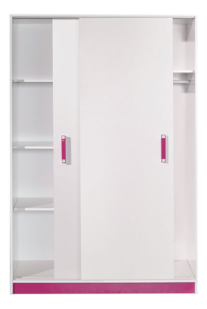 Šatníková skriňa Trafia T14 (ružová)