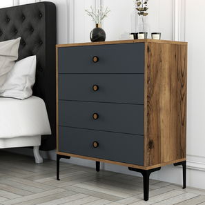 Comodă Logan (nuc + Antracit)