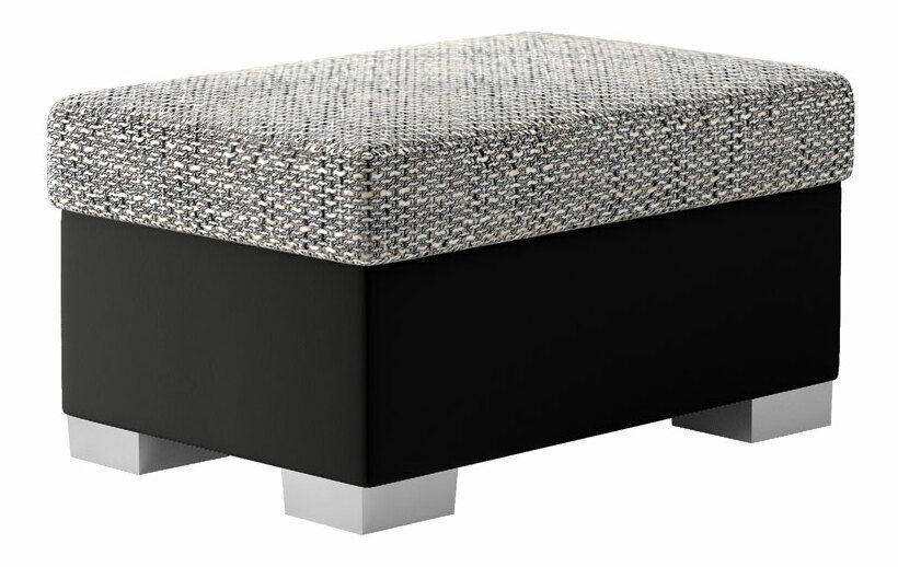 Taburetka 85x55 cm- Ron Typ 01 (sivá + čierna)