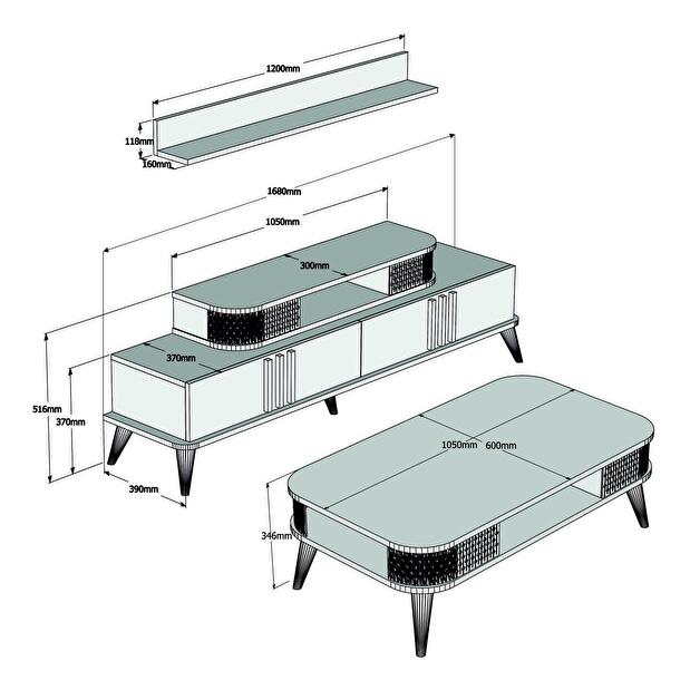 Mobilier living Etela (Nuc)