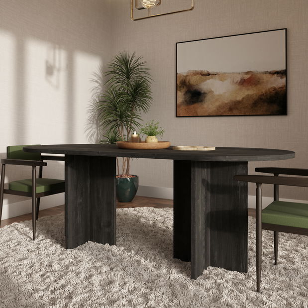 Rozkladací jedálenský stôl Lone (portland)