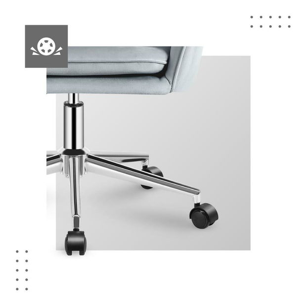 Kancelárske kreslo Forte 5.2 (svetlosivá)