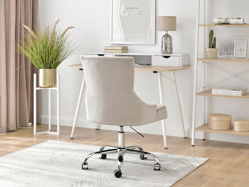 Stolička Sonia (sivá + chrómová)