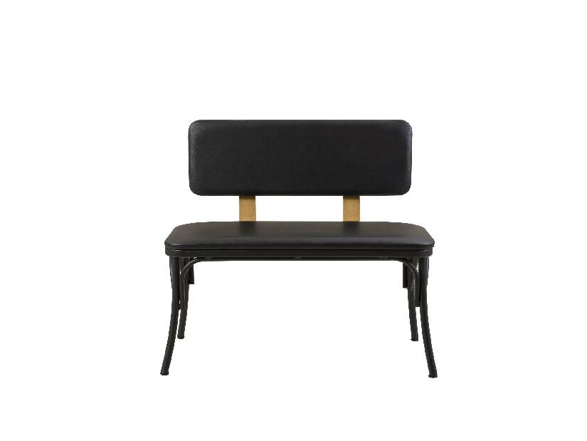 Set mobilier sufragerie Duvasa 24 (negru) (pentru 4 persoane)